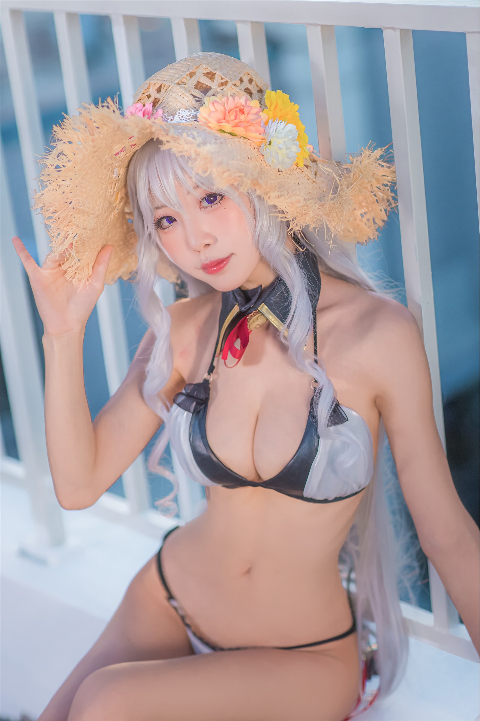 Aqua Water Miao - Alge rie Swimsuit (Azur Lane)(20)